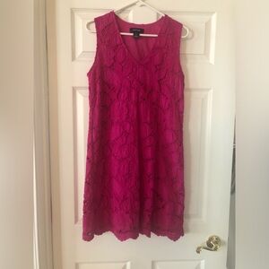 Karen Kane Fuchsia Lace Mini Dress